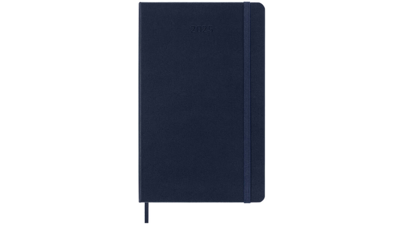 Agenda 2025 Moleskine 12M Planner Weekly 7dagen/1pagina large hc sapphire blue