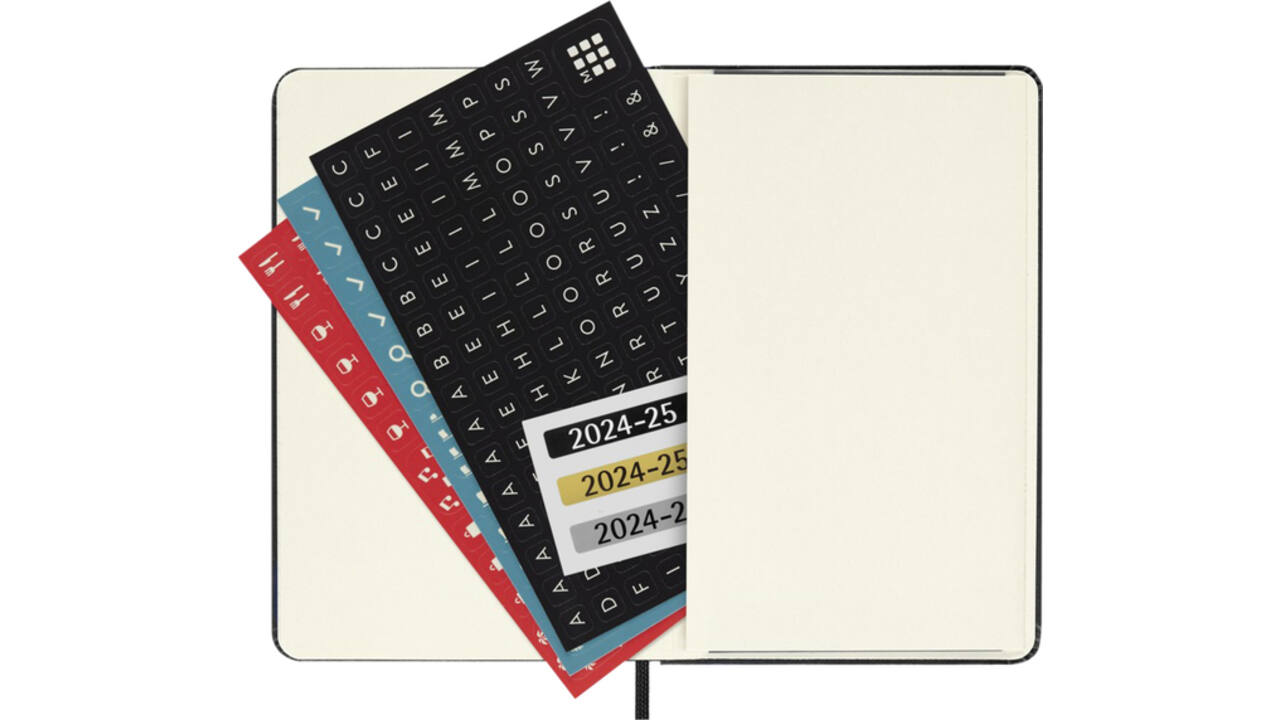 Agenda 2024/2025 Moleskine 18M Planner Weekly 7dagen/1pagina pocket hc black