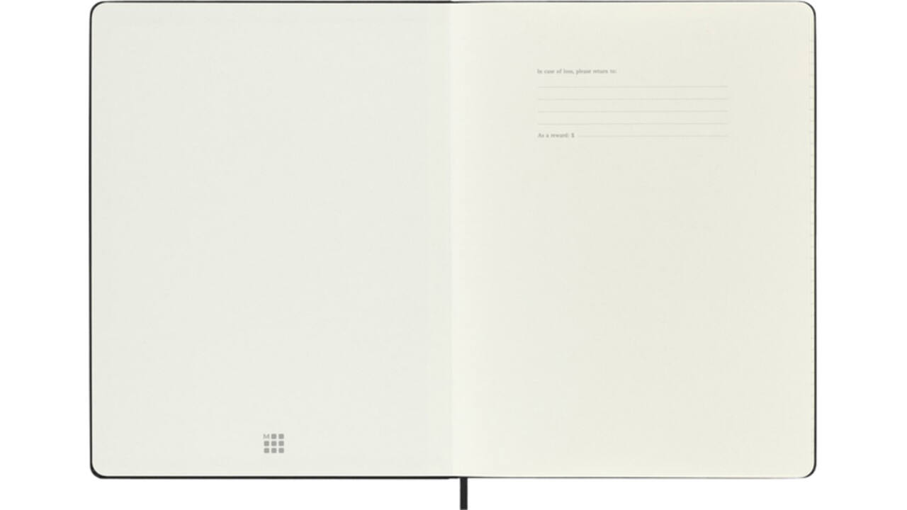 Agenda 2024/2025 Moleskine 18M Planner Weekly 7dagen/1pagina extra large hc black