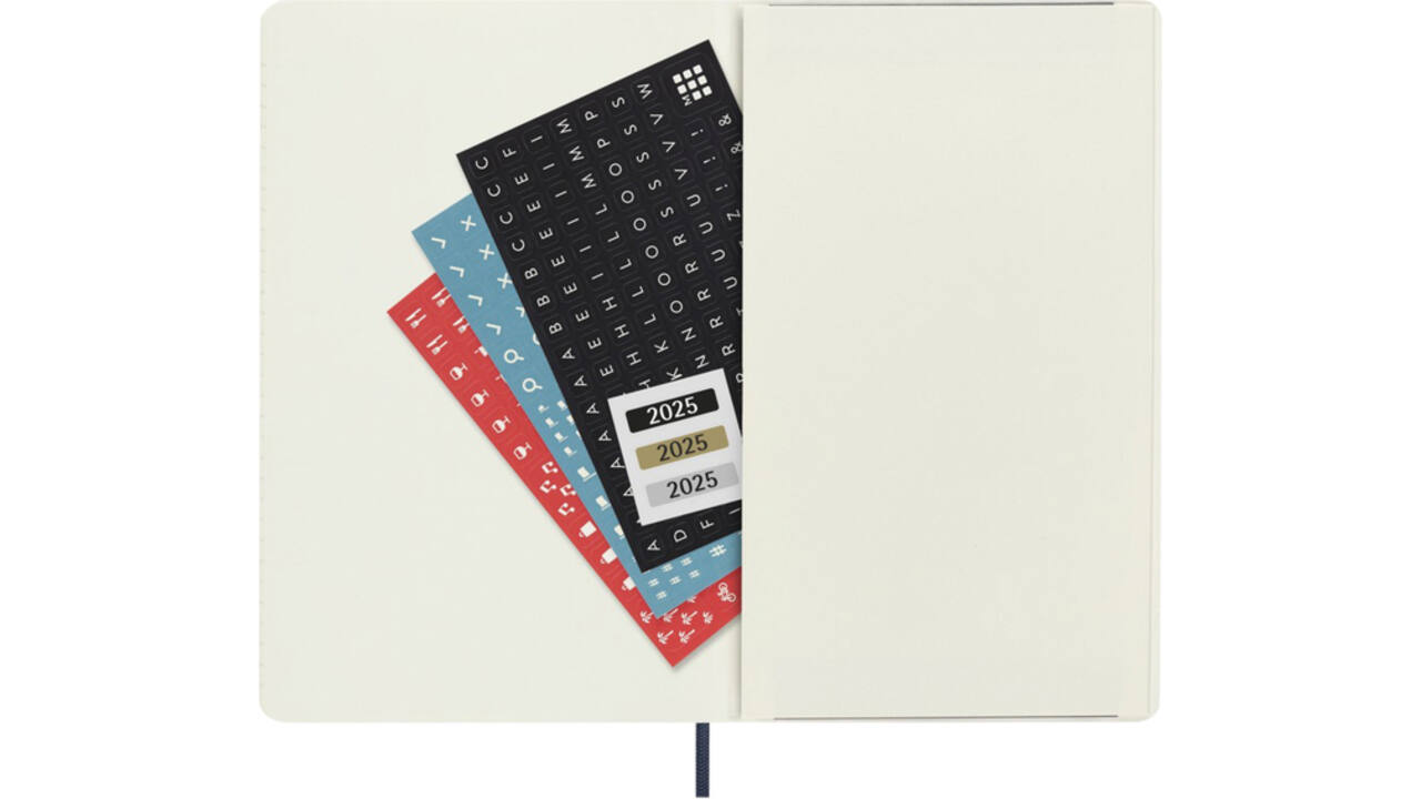 Agenda 2025 Moleskine 12M Planner Weekly 7dagen/1pagina large sc sapphire blue