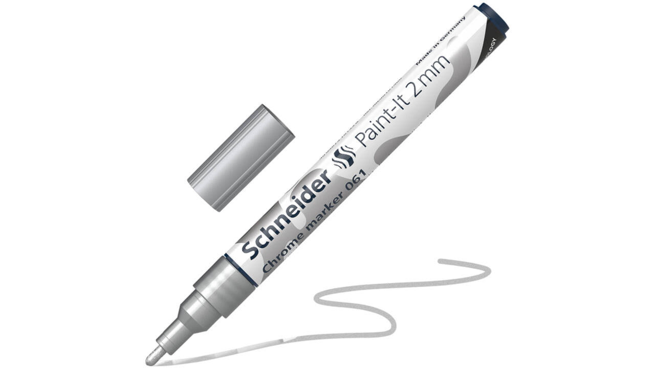 Viltstift Schneider Paint-it 061 2.0mm metallic chrome