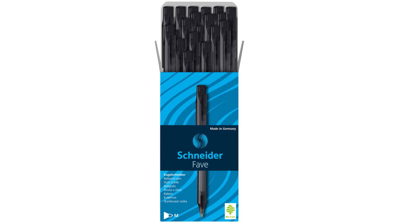 Balpen Schneider Fave medium zwart