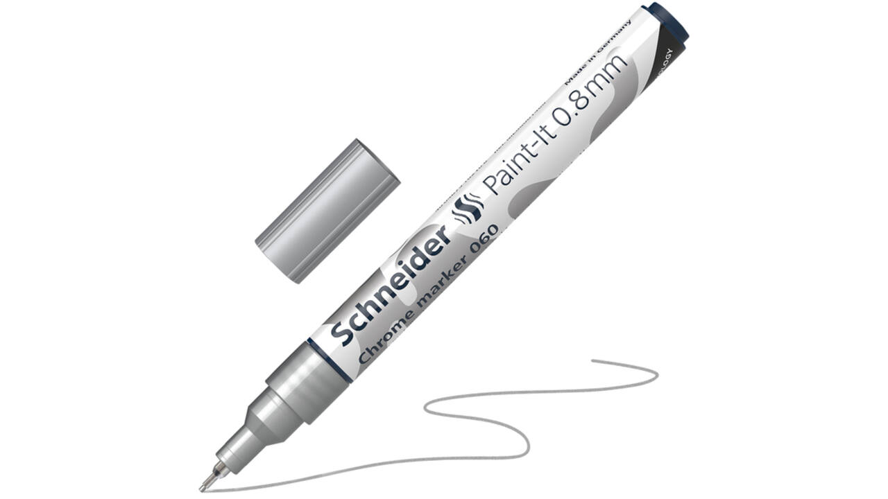 Viltstift Schneider Paint-it 060 0.8mm metallic chrome