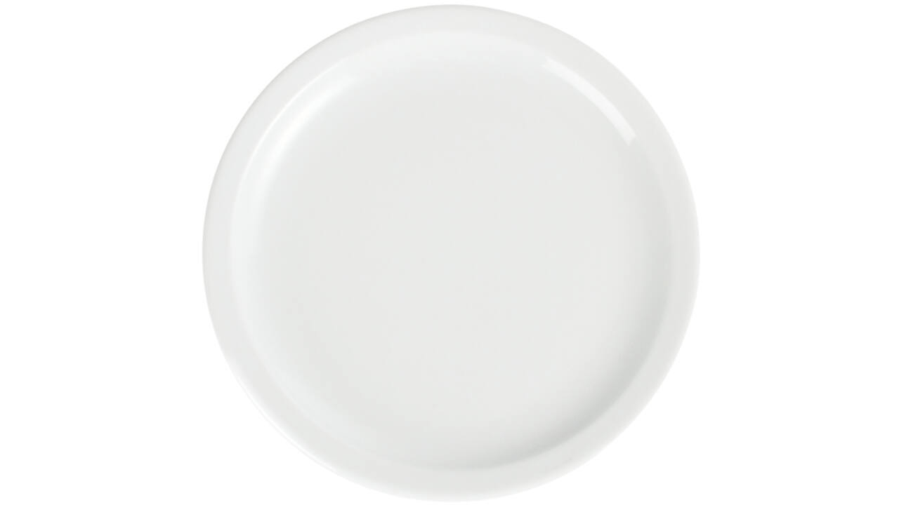 Bord Olympia Whiteware Ø23 cm doos 12 stuks wit
