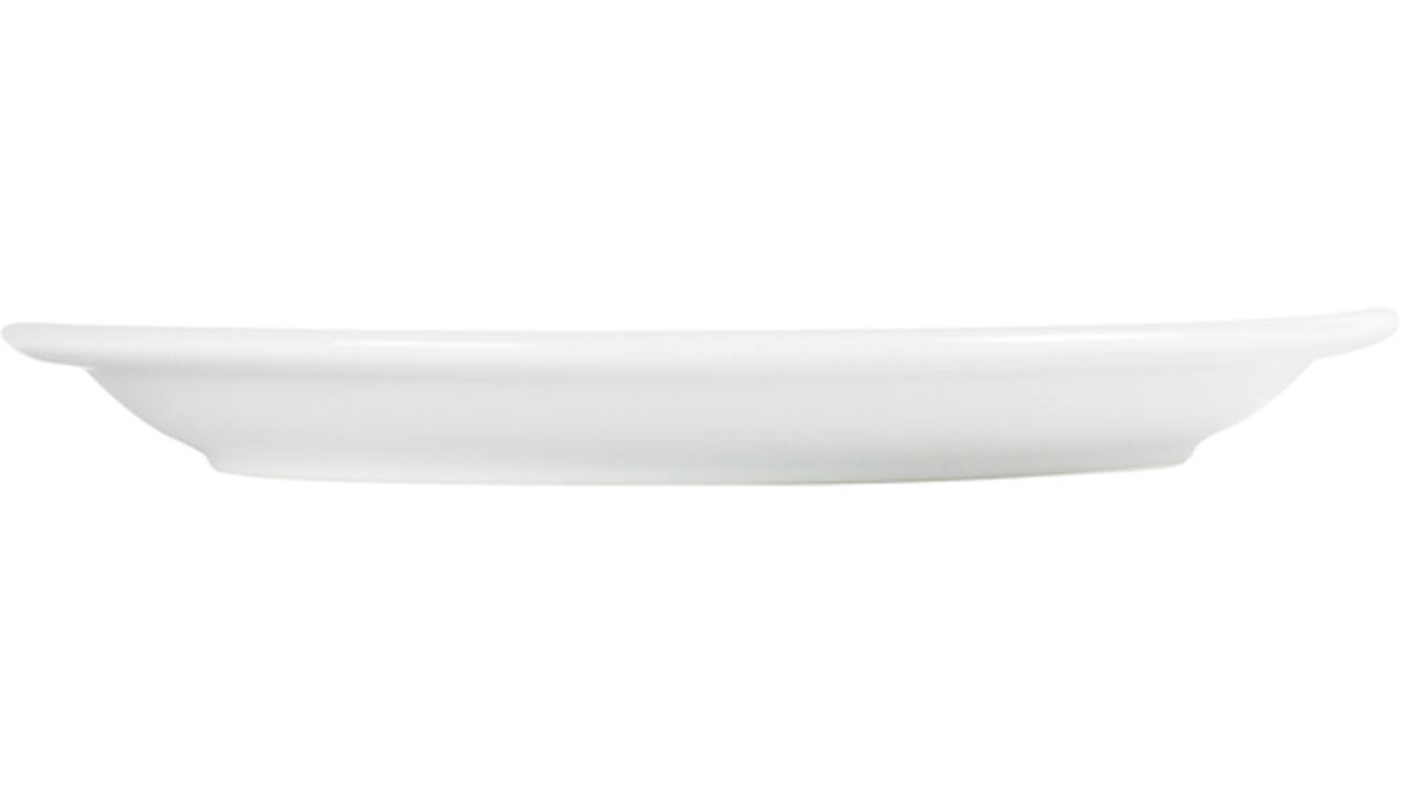 Bord Olympia Whiteware Ø23 cm doos 12 stuks wit