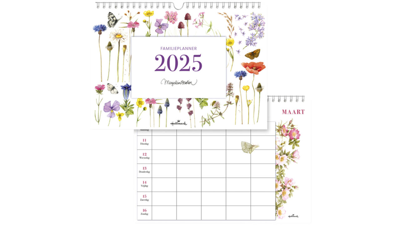 Familieplanner 2025 Hallmark Marjolein Bastin 279x210mm