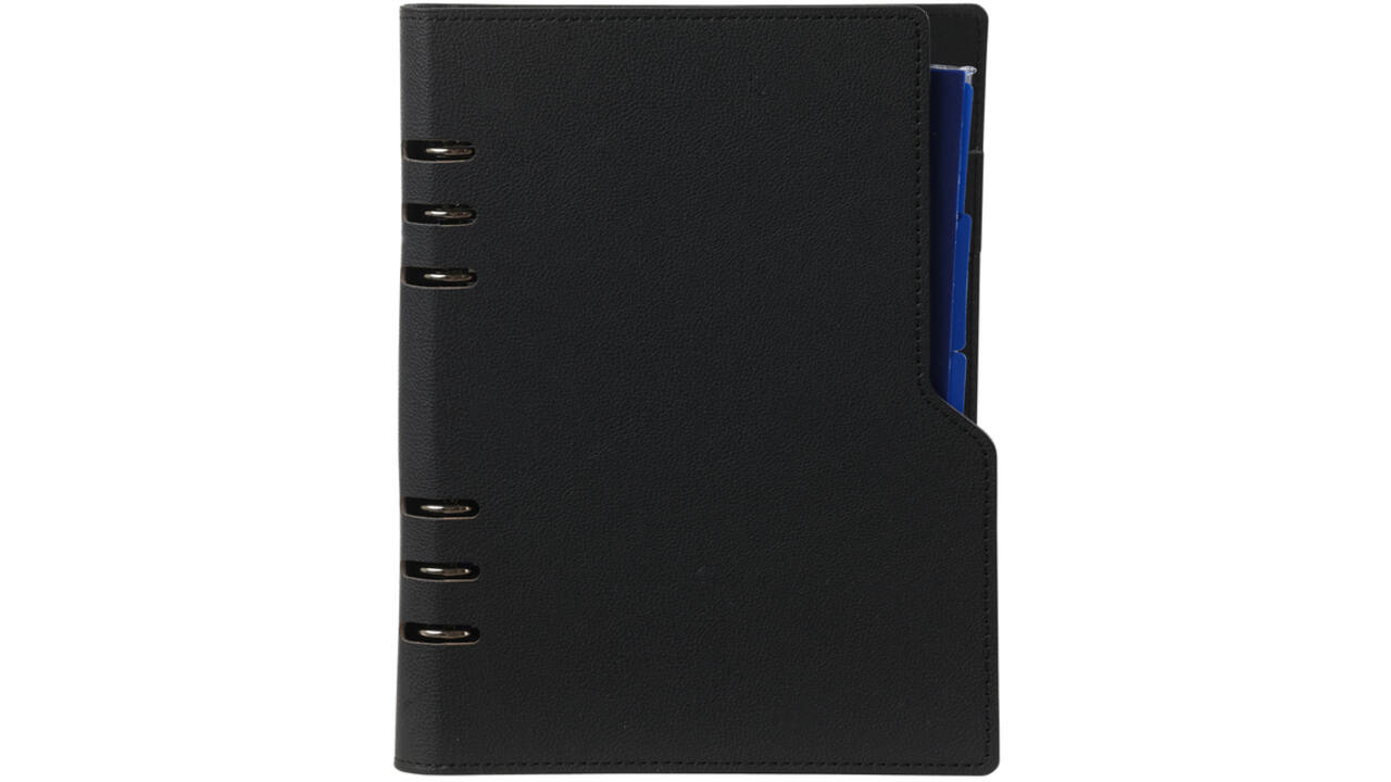 Organizer Kalpa Clipbook A5 inclusief agenda 2025-2026 7dagen/2pagina's nerf zwart
