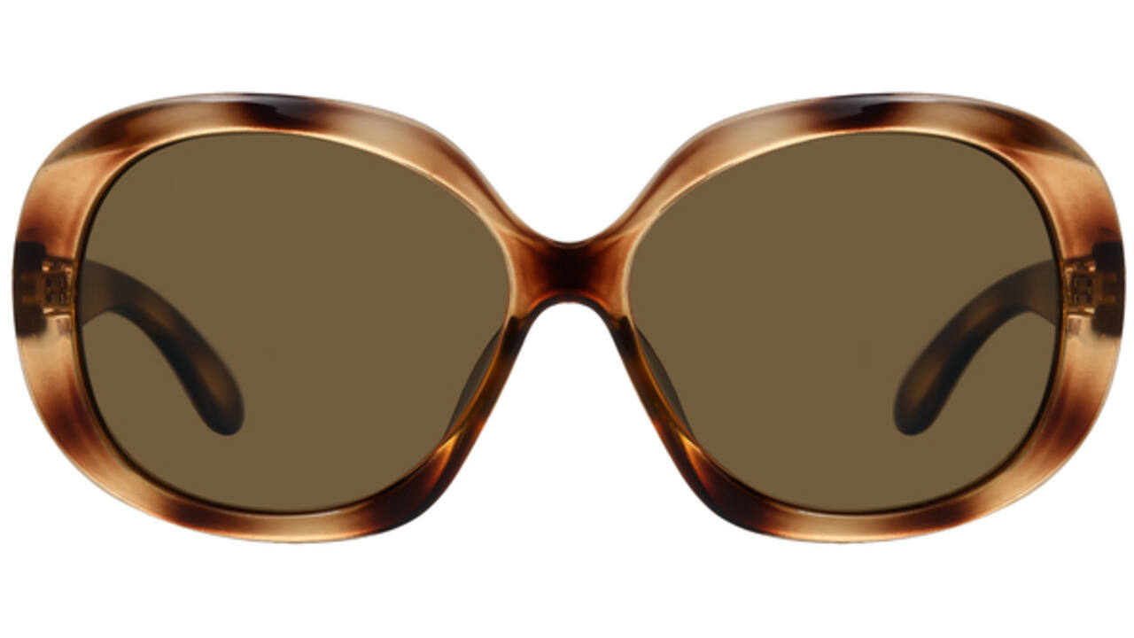 Zonnebril Montana met bruin gepolariseerd glas glans demi
