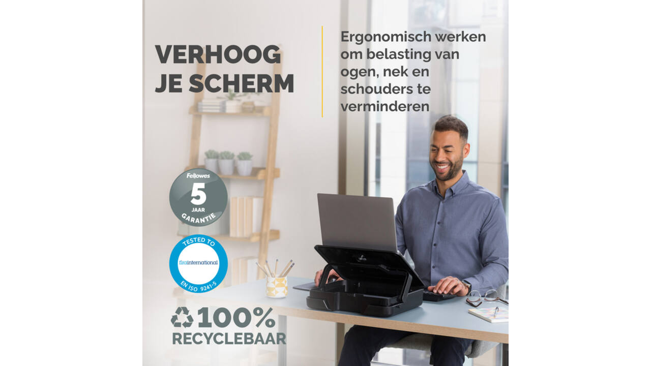 Laptopstandaard Draagtas Fellowes Breyta zwart