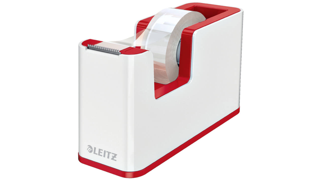 Plakbandhouder Leitz WOW wit/rood