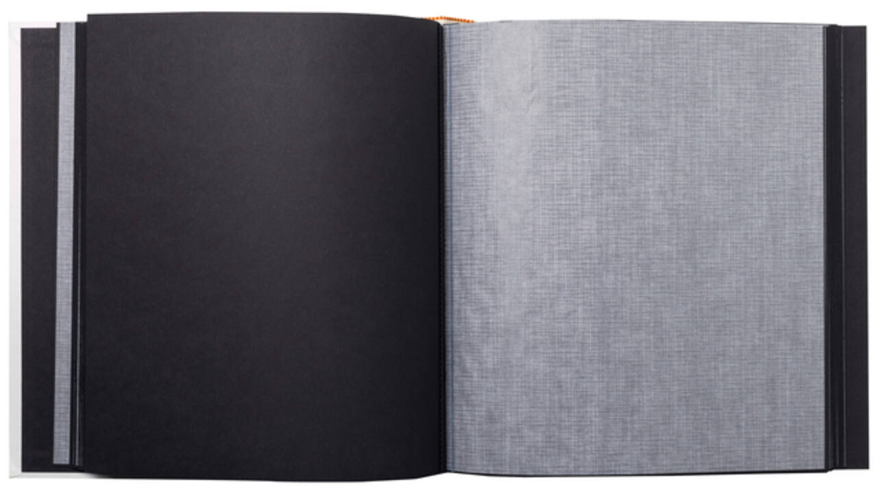 Fotoalbum Exacompta 29x32cm 60 zwarte pagina's Néo Déco wit