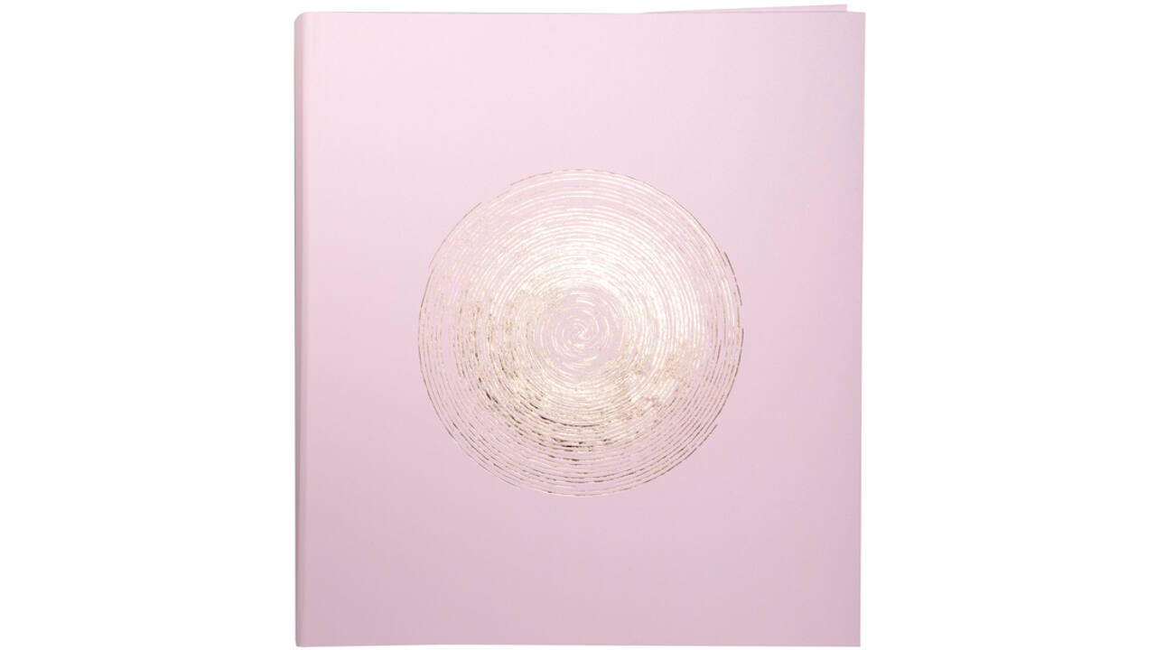 Fotoalbum Exacompta 29x32cm 60 witte pagina's Ellipse roze