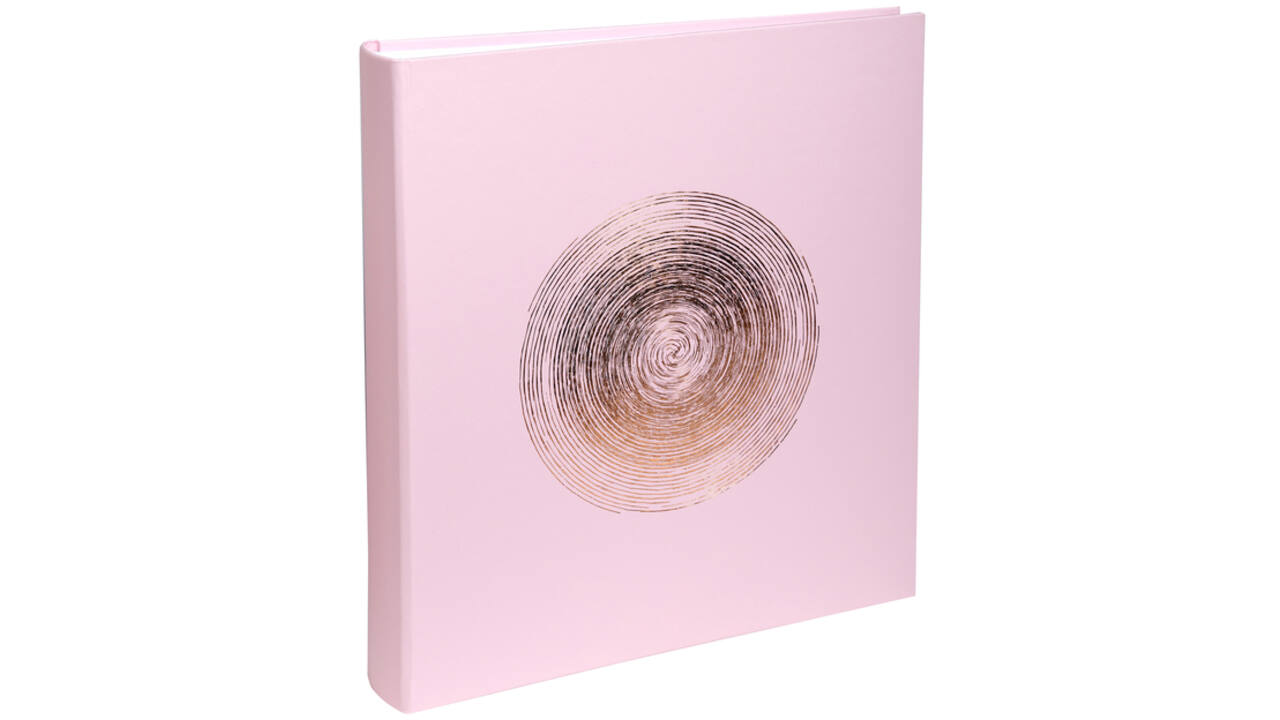 Fotoalbum Exacompta 29x32cm 60 witte pagina's Ellipse roze