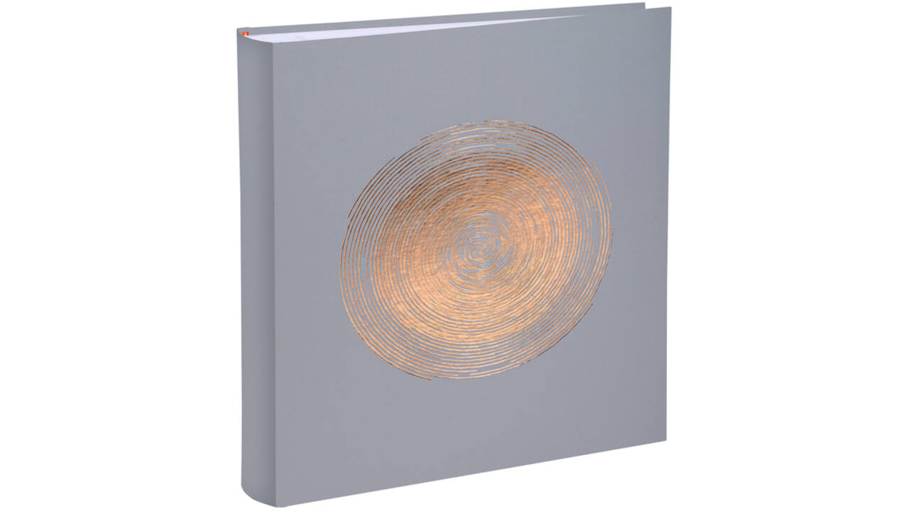 Fotoalbum Exacompta 29x32cm 60 witte pagina's Ellipse grijs