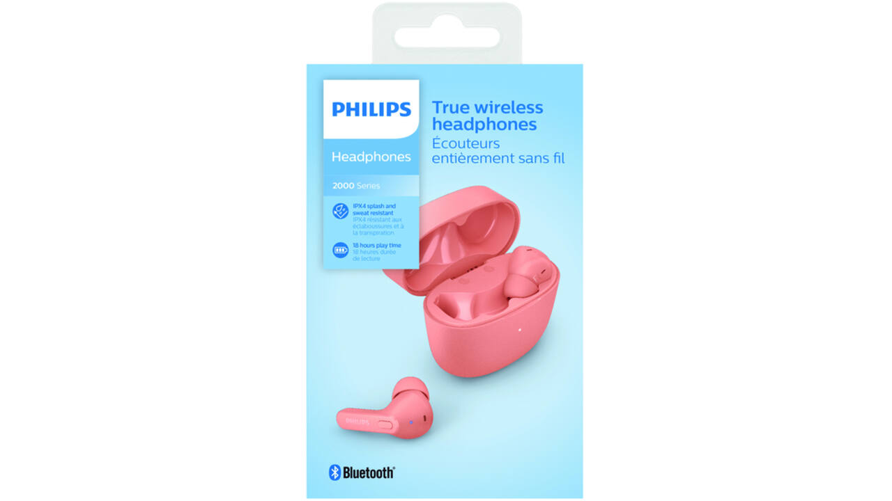 Oortelefoon Philips In-ear TWS TAT2206 roze