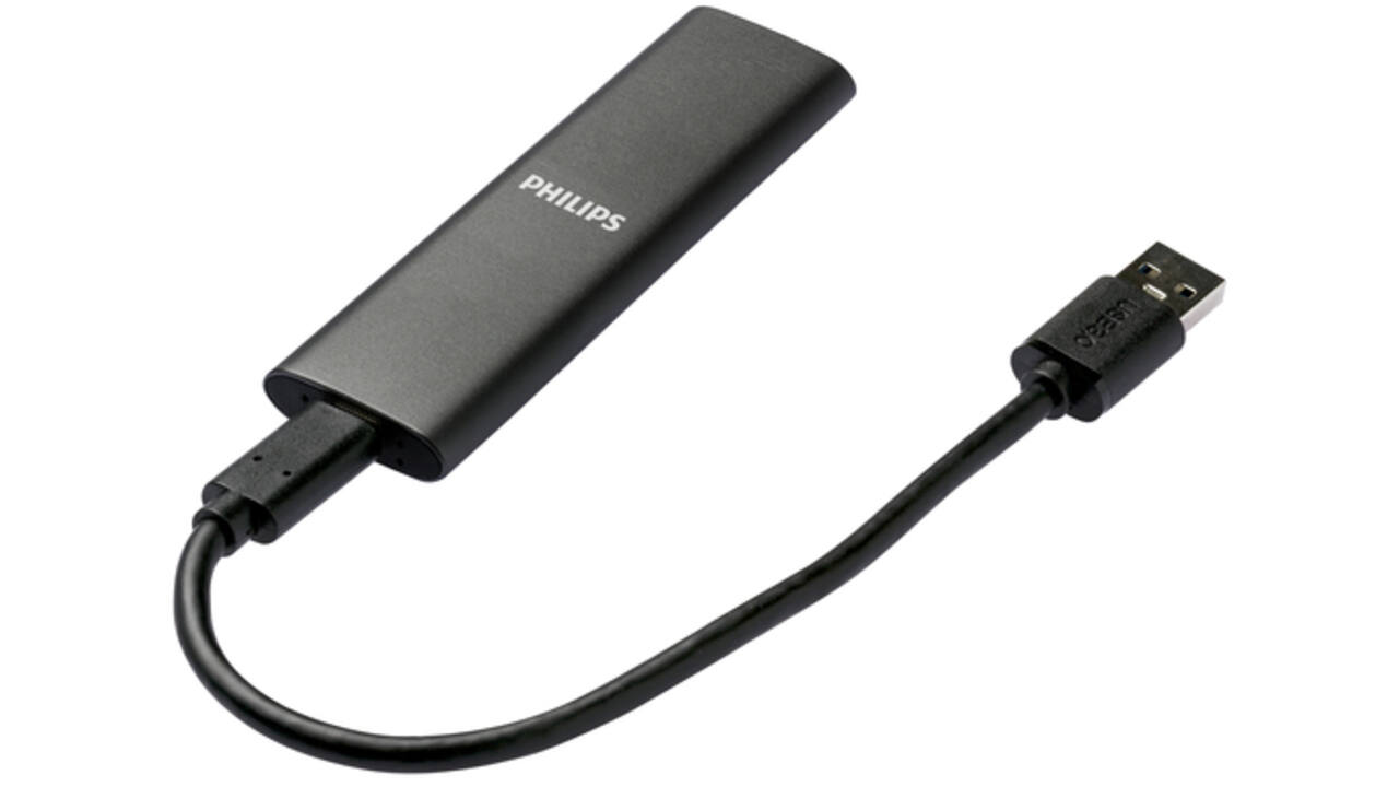 SSD Philips externe 250GB USB-C Grijs