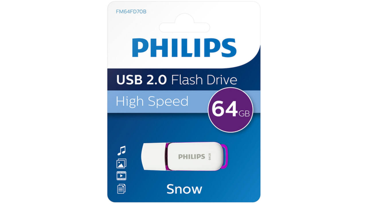 USB-stick Philips Flash Drive Snow 64GB USB 2.0
