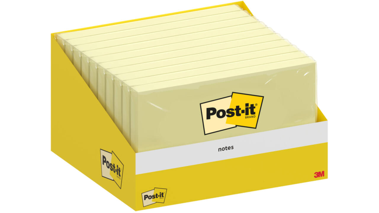 Memoblok 3M Post-it 6830 Notes76x127mm Canary Yellow