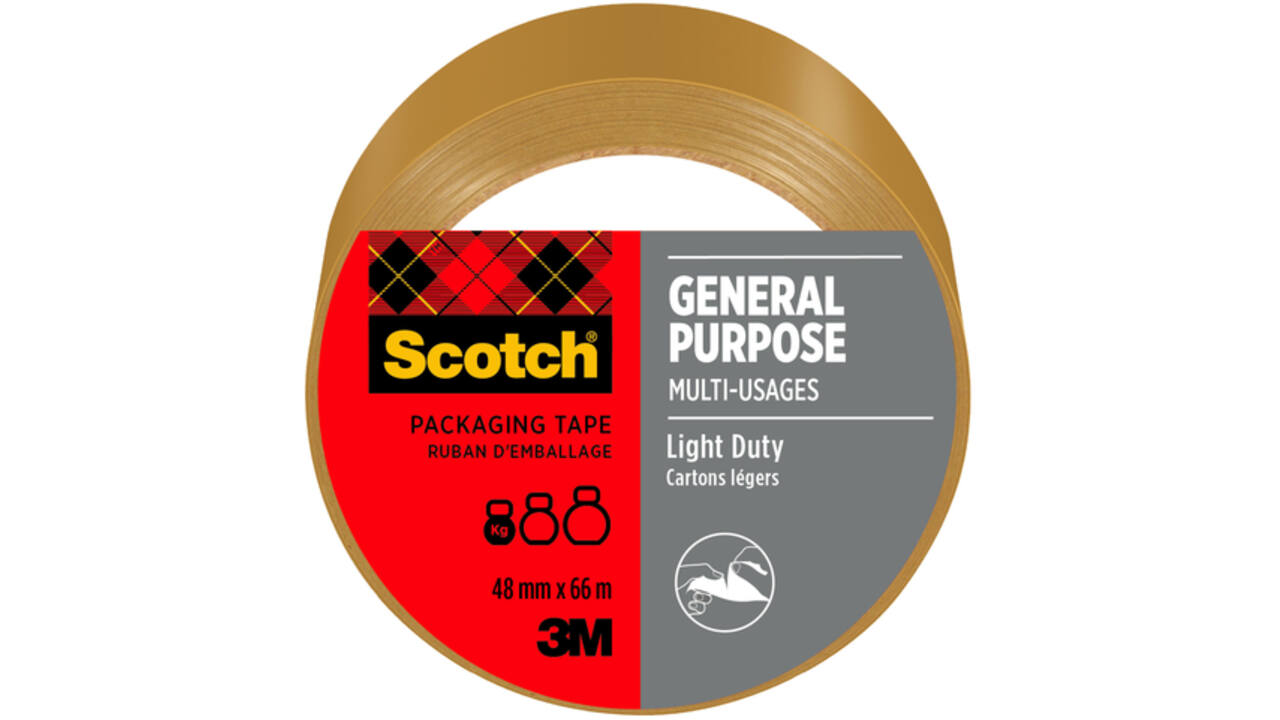 Verpakkingstape Scotch 4501B66 48mmx66m bruin