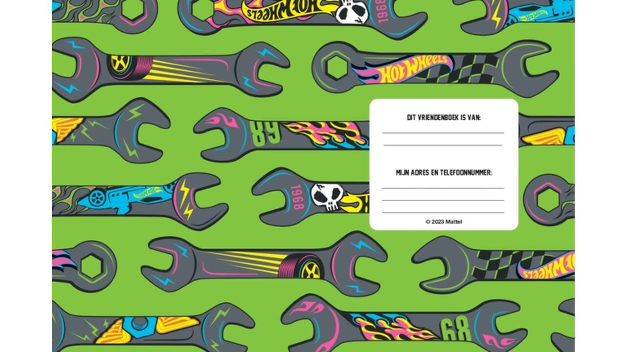 Vriendenboek Interstat Hot Wheels