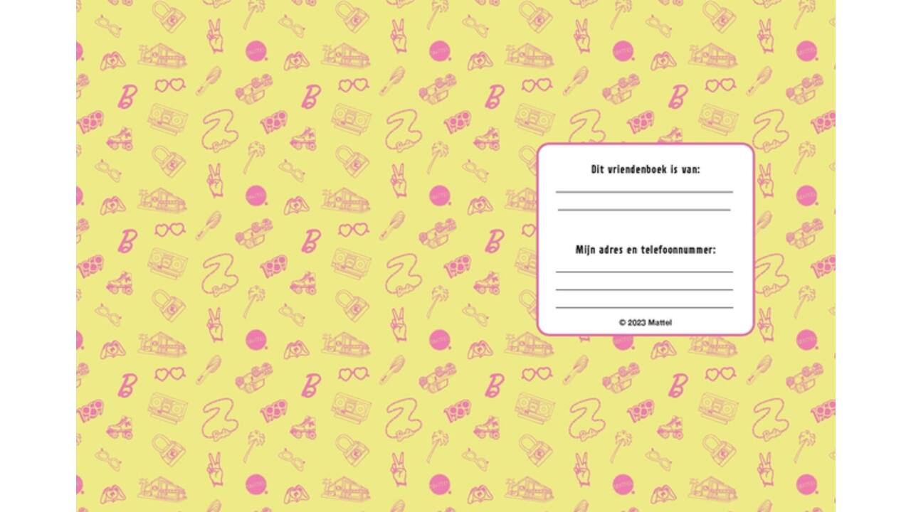 Vriendenboek Interstat Barbie