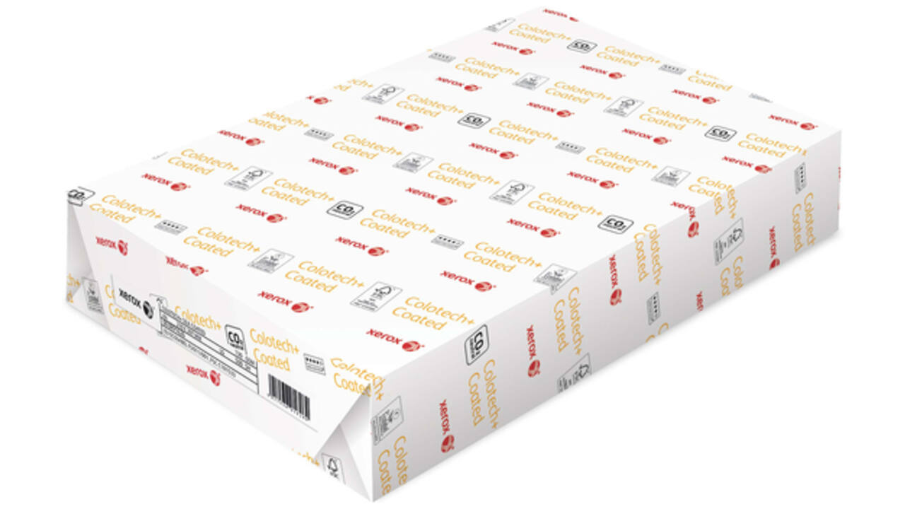 Laserpapier Xerox Colotech+ silk coated A4 170gr wit 250vel