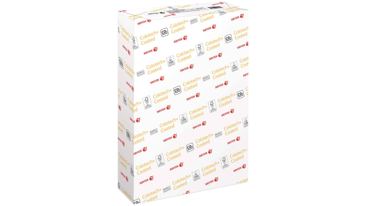 Laserpapier Xerox Colotech+ silk coated A4 170gr wit 250vel