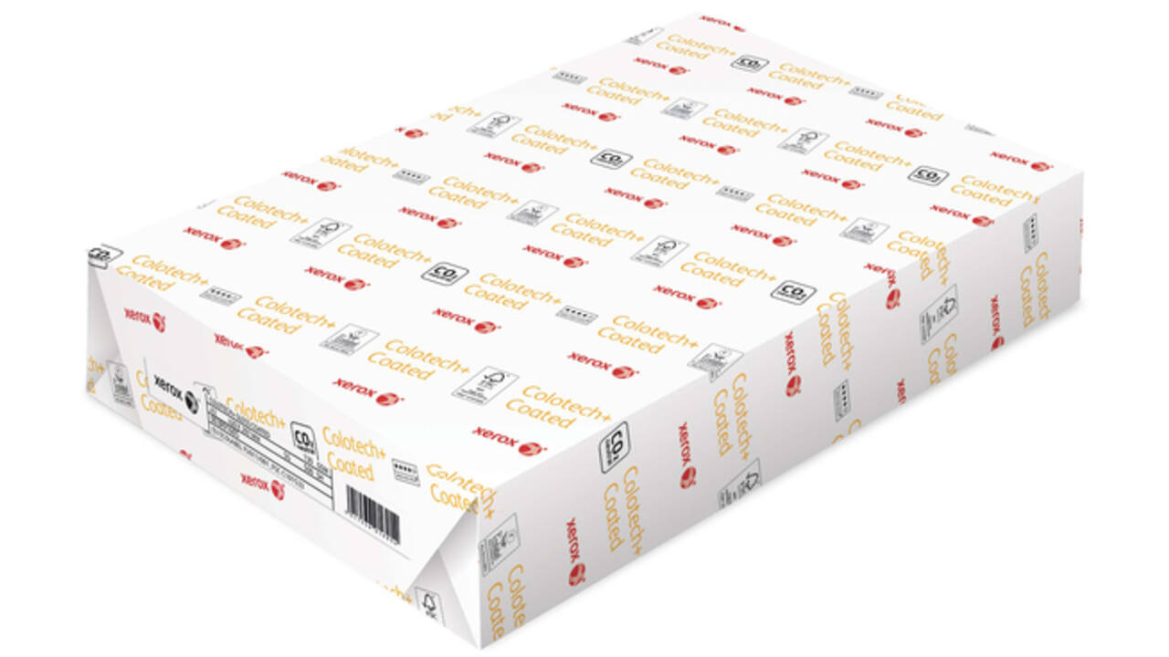 Laserpapier Xerox Colotech+ glossy coated A3 170gr wit 250vel