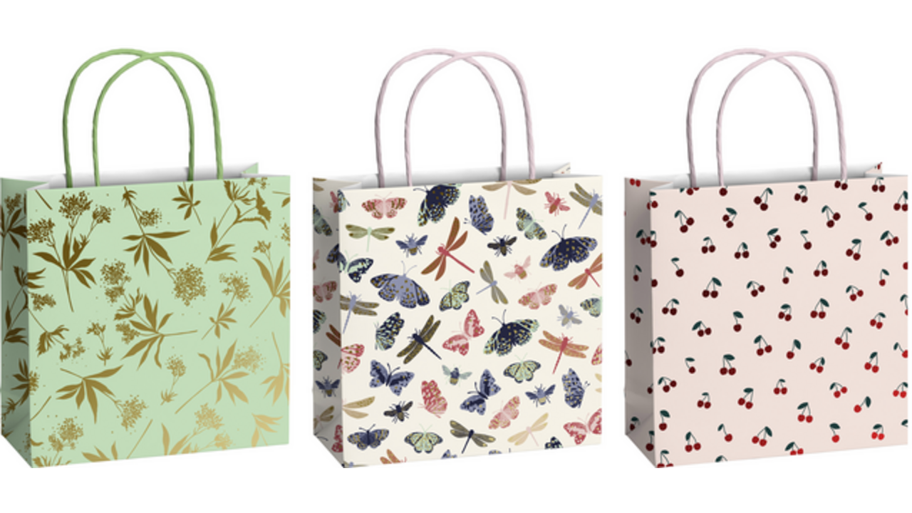 Cadeautasjes Stewo Nature 20x20cm set à 3 desins