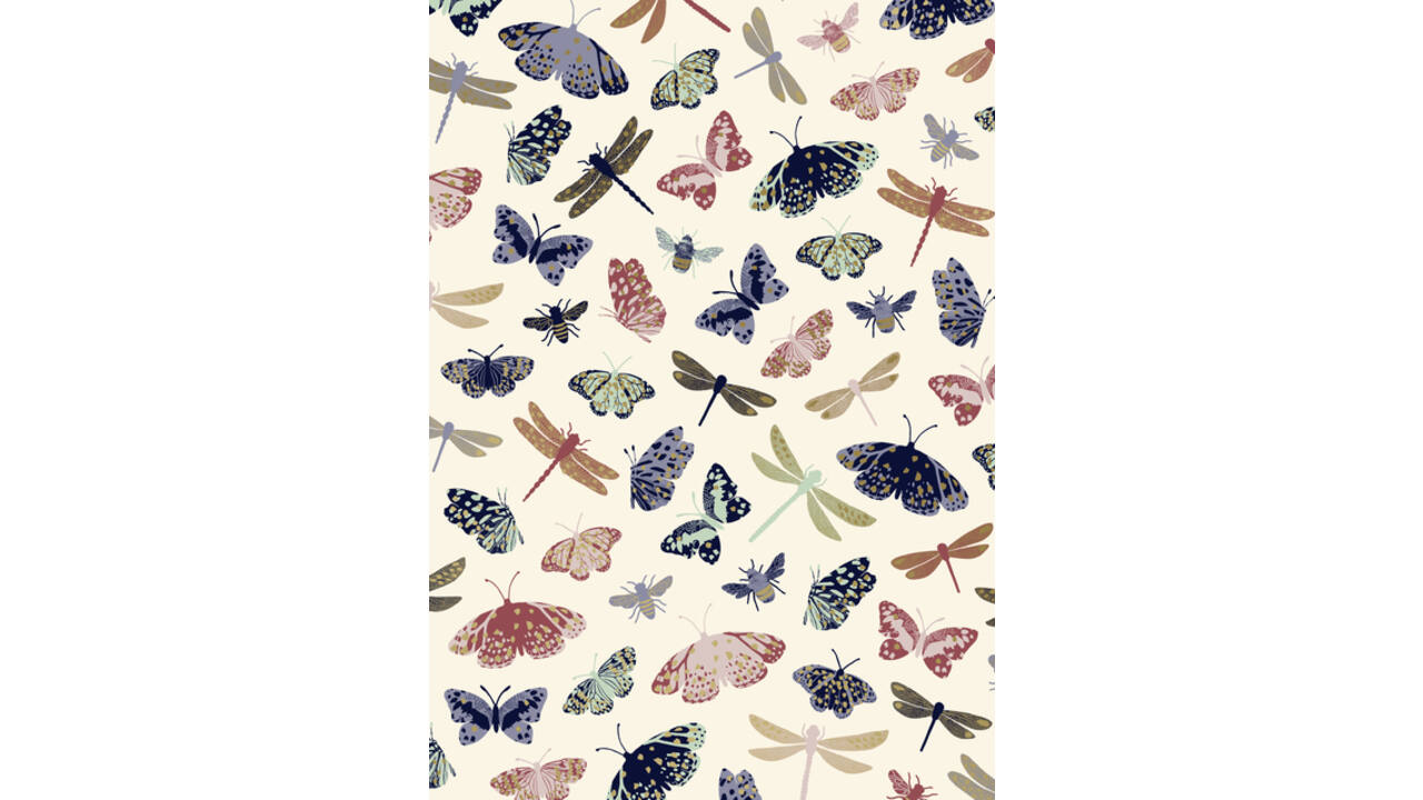 Inpakpapier Stewo Classic Bouquet 200x70cm assorti