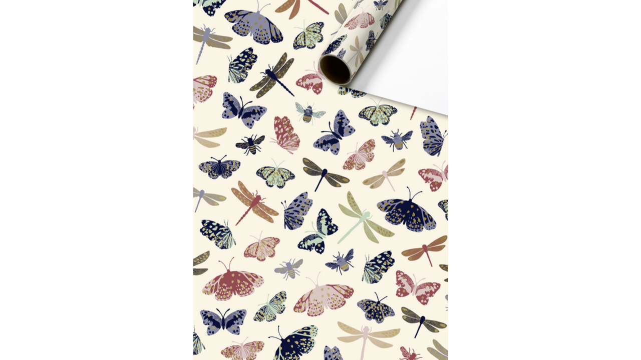 Inpakpapier Stewo Classic Bouquet 200x70cm assorti