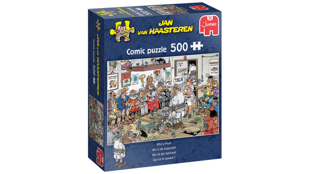 Puzzel Jan van Haasteren Wie Is De Volgende 500 stukjes