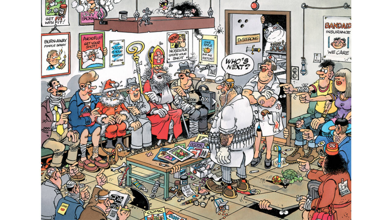 Puzzel Jan van Haasteren Wie Is De Volgende 500 stukjes