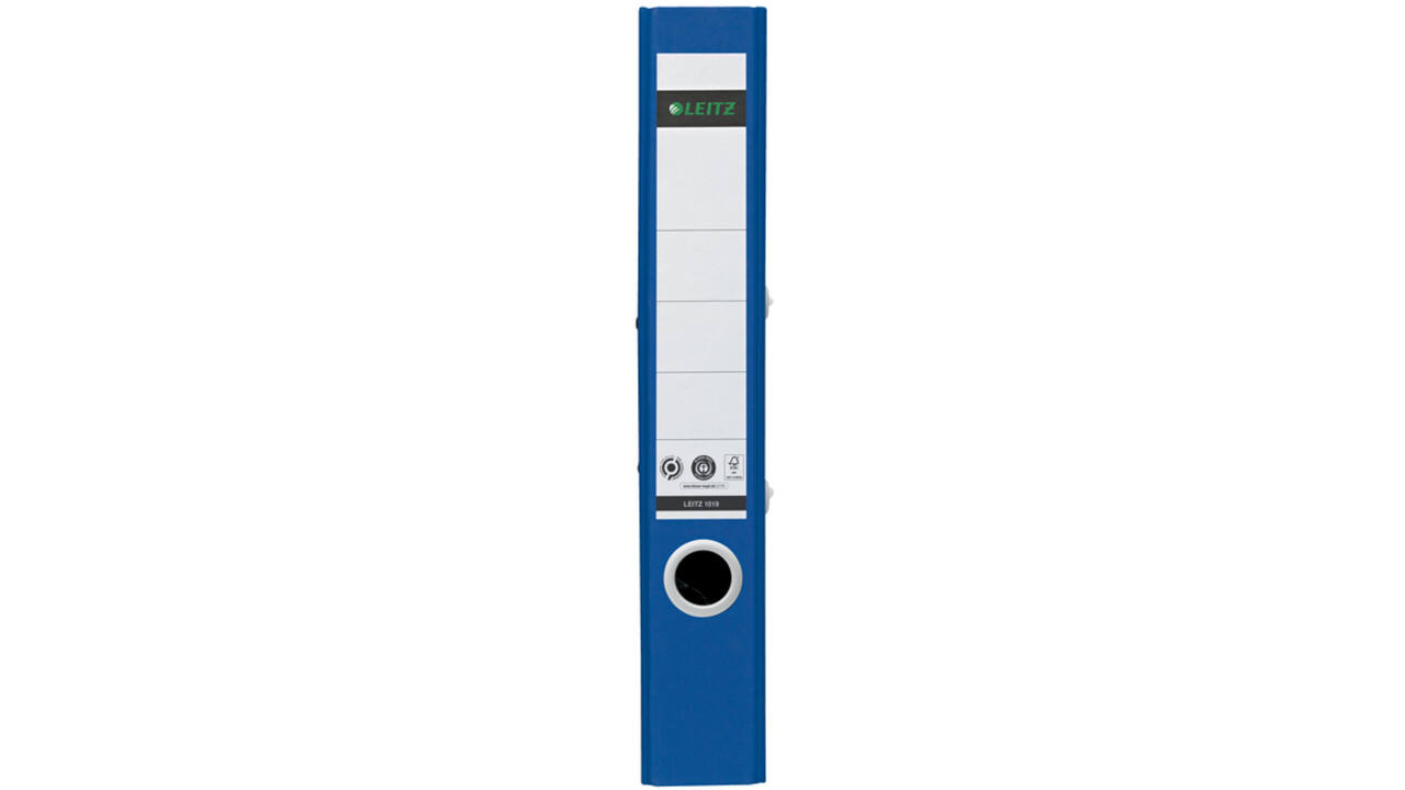 Ordner Leitz 180° Recycle 55 mm karton A4 blauw