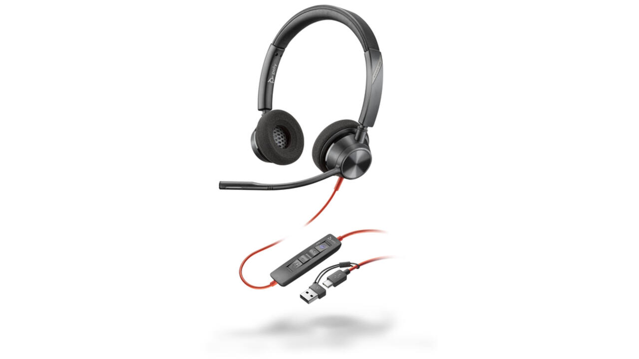 Headset HP POLY Blackwire 3320 Stereo USB-C
