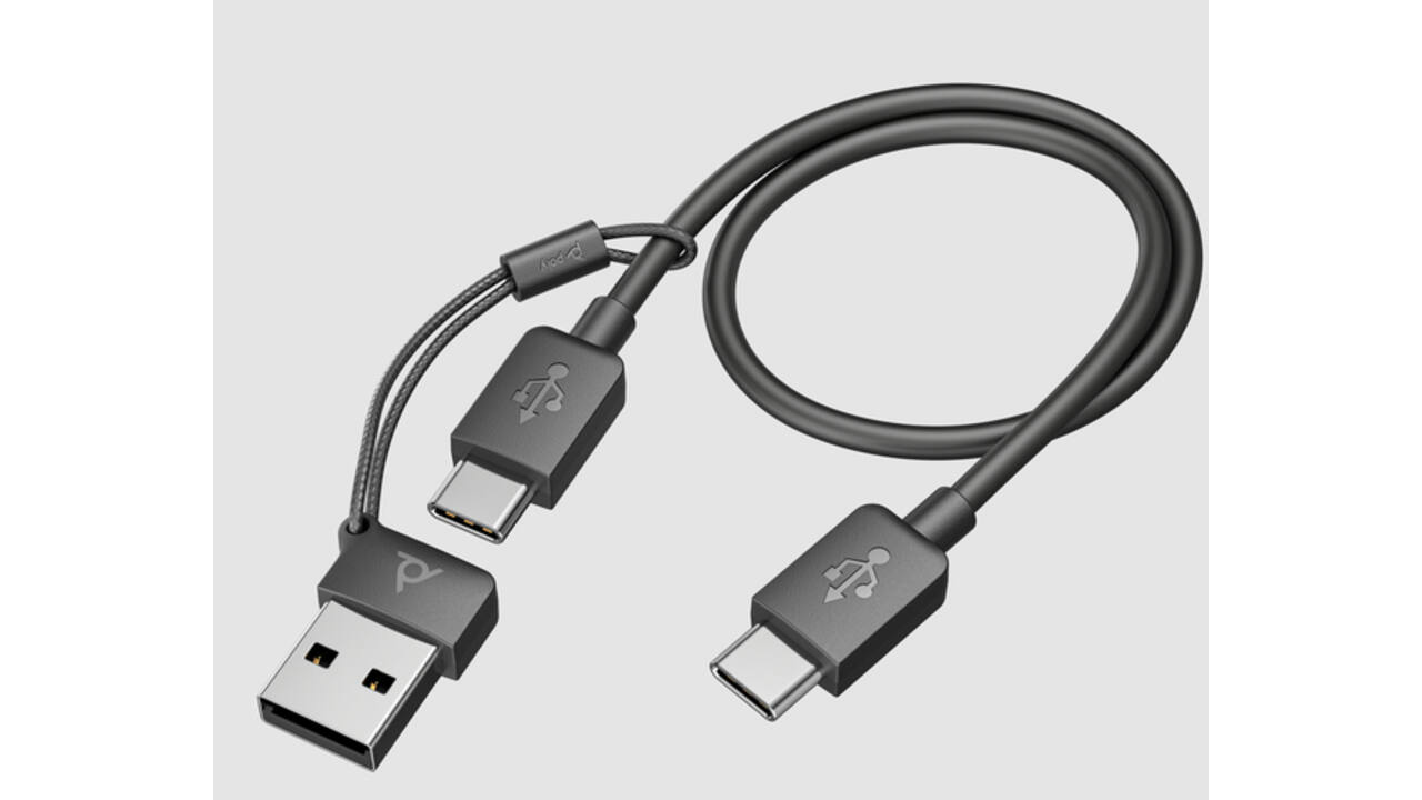 Headset HP POLY Voyager Focus 2 USB-C met oplaadstation