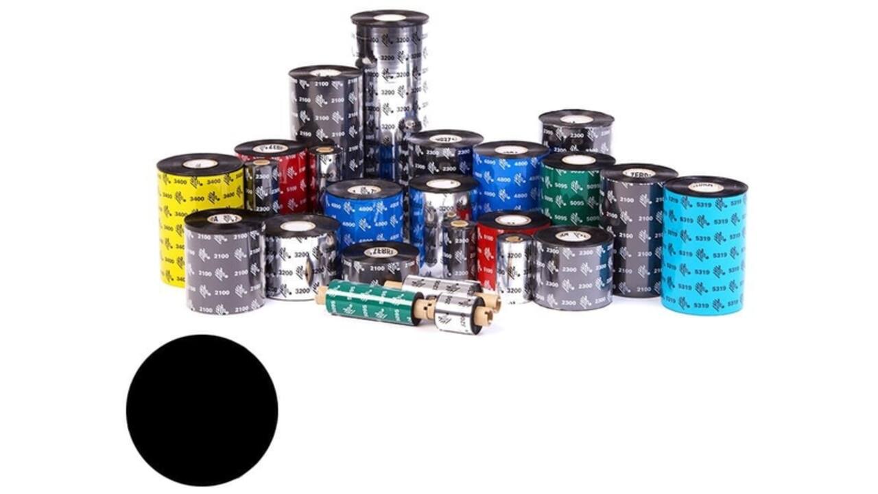 Lint Zebra 03200BK08045 wax/hars 80mmx450m