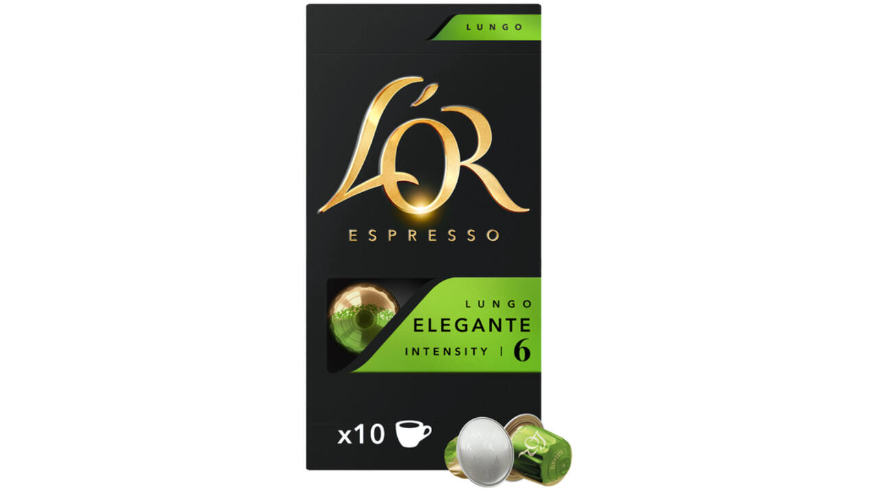 Koffiecups L'Or espresso Lungo Elegante 10 stuks