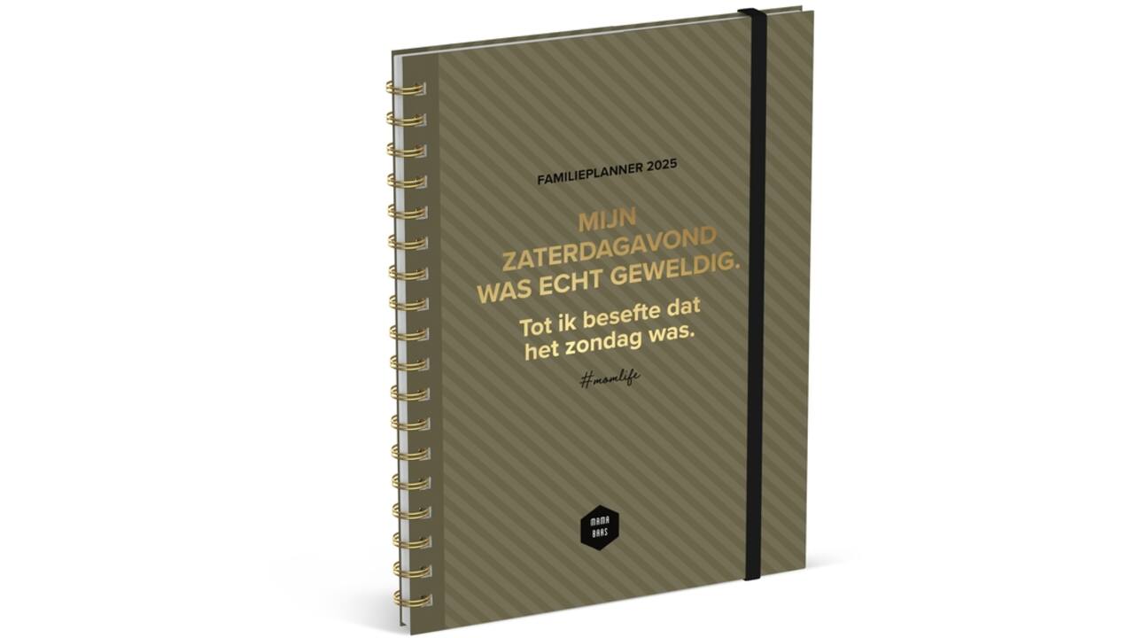 Familieagenda 2025 Lannoo Mama Baas 7dagen/2pagina's