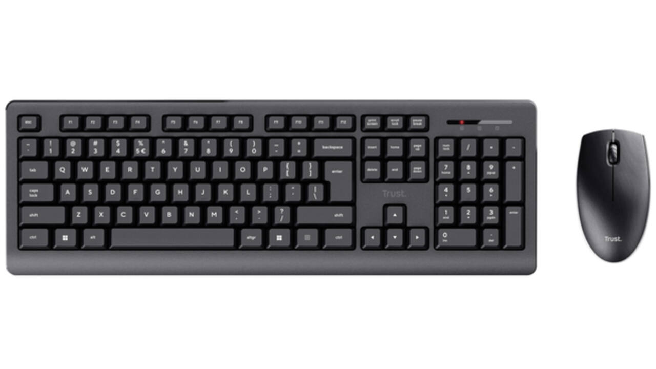 Toetsenbord trust primo draadloos + muis