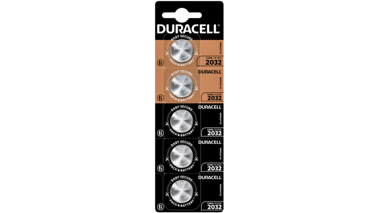 Batterij Duracell knoopcel CR2032 lithium