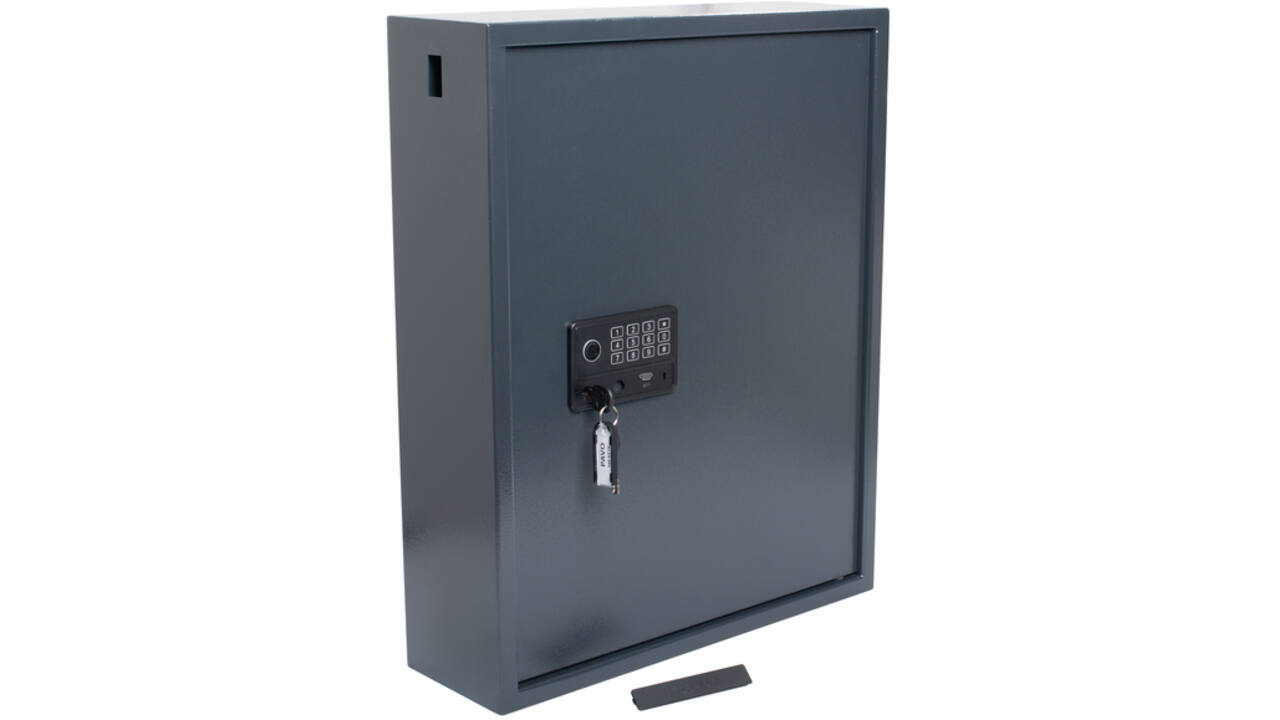 Sleutelkast Pavo high security magnetisch met fingerprintslot 100 haken 600x480x150mm