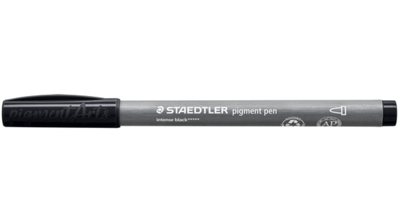 Fijnschrijver Staedtler PigmentArts Intens zwart