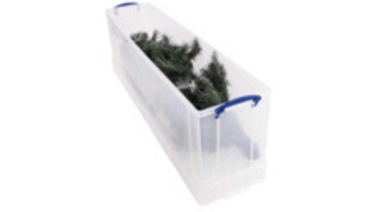 Opbergbox Really Useful 77 liter 1201x270x355mm transparant wit
