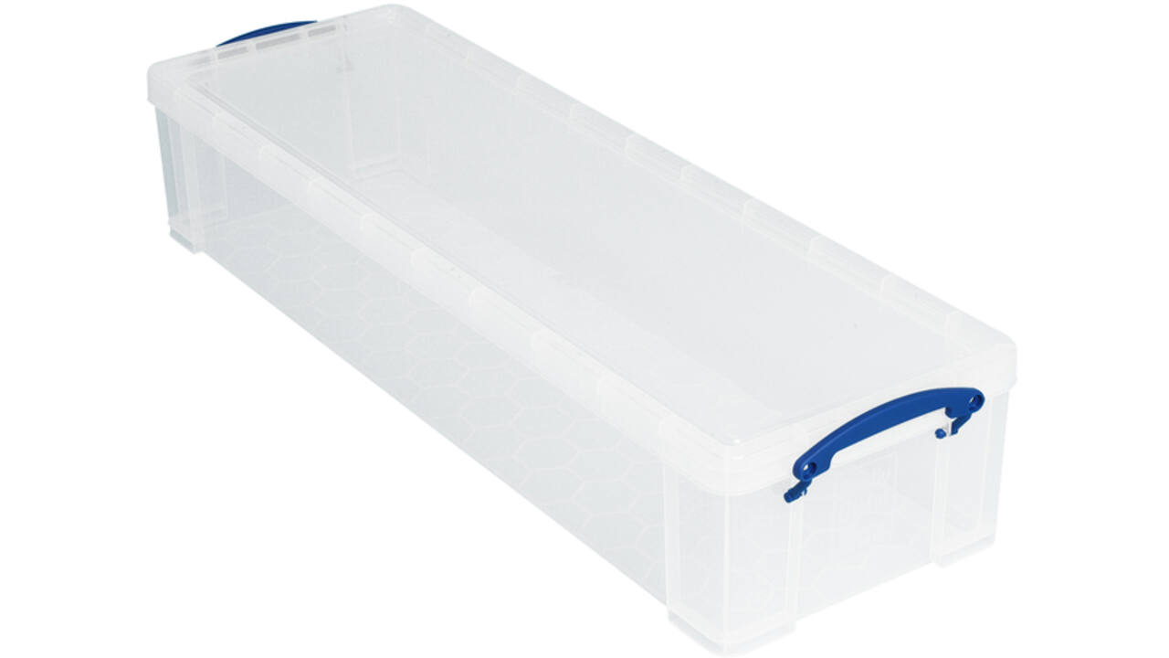 Opbergbox Really Useful 22 liter 800x255x155mm transparant wit