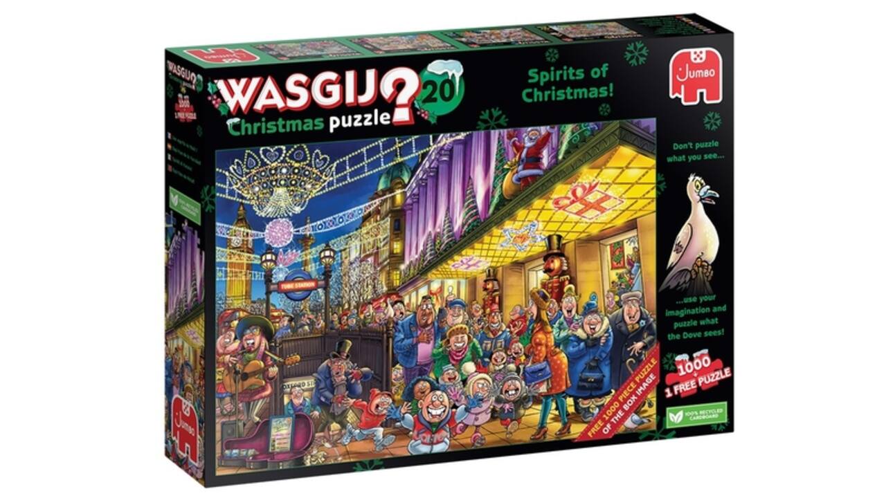 Puzzel Wasgij Christmas 20 - De Geesten van de Kermis! 2x1000st (1 puzzle for free)