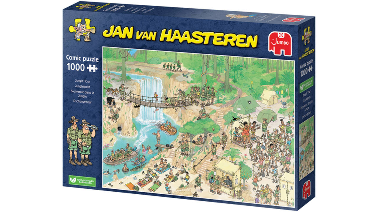 Puzzel Jan van Haasteren Jungletocht 1000 stukjes