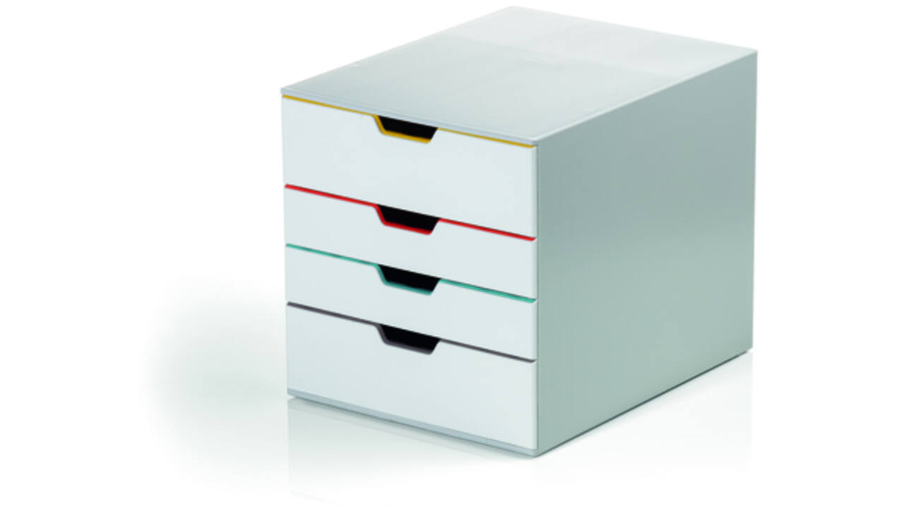 Ladenbox Durable Varicolor 4 laden mix kleur