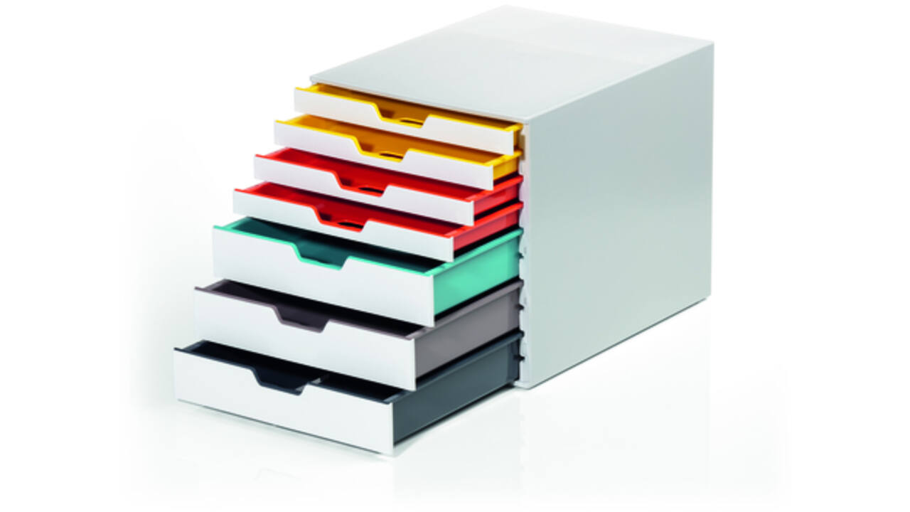 Ladenbox Durable Varicolor 7 laden mix kleur