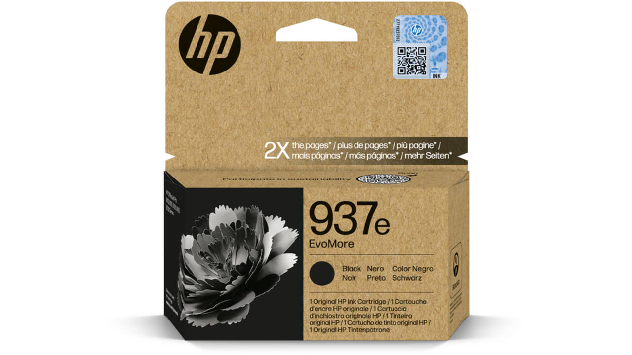 Inktcartridge HP 4S6W9NE 937E Evomore zwart
